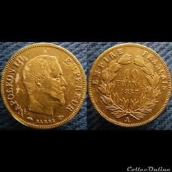 10 Francs 1857 A