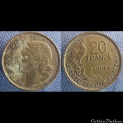 20 Francs 1952