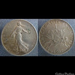 1 Franc 1917