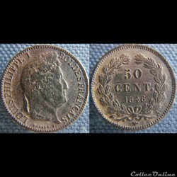 50 centimes 1846 A