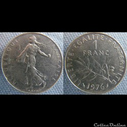 1 Franc 1976