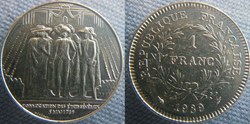 1 Franc 1989 Etats généraux