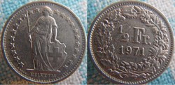 1/2 Franc 1971