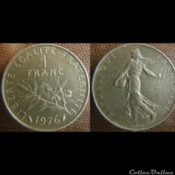 1 Franc 1976