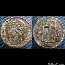 Quart de Franc 1828 M