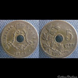 5 Centimes 1904 fl