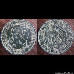 5 Centimes 1855 MA Chien