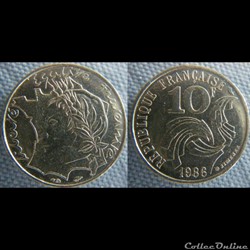 10 Francs 1986 Jimenez