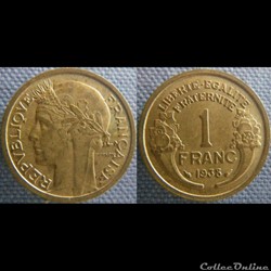 1 Franc 1938