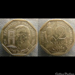 2 Francs 1995 Pasteur