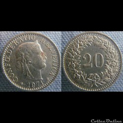 20 Rappen 1971