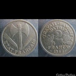 2 Francs 1944 C