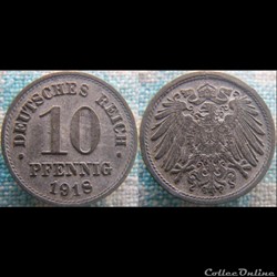 10 pfennig 1918