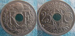 25 Centimes 1939