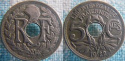 5 Centimes 1922 Poissy