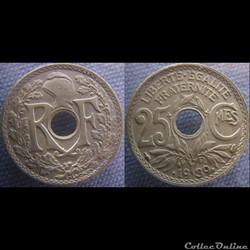 25 Centimes 1939