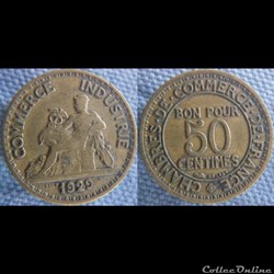 50 centimes 1929