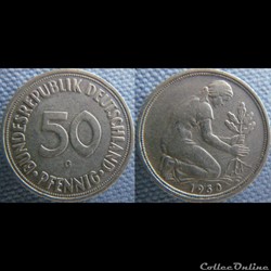 50 Pfennig 1950 G