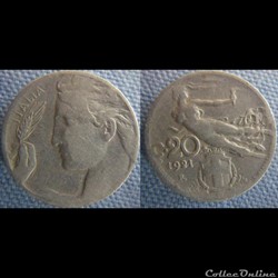 20 centesimi 1921