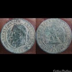 10 Centimes 1862 A