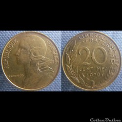 20 Centimes 1979