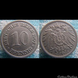 10 pfennig 1907 A