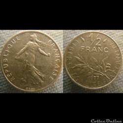 Demi Franc 1977