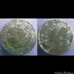 5 Centimes 1871 K