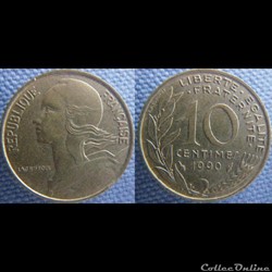 10 Centimes 1990