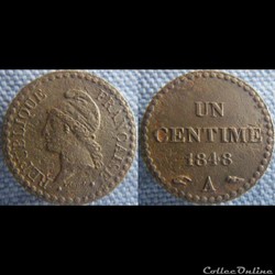 1 Centime 1848 A