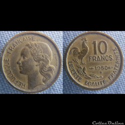 10 Francs 1950 B