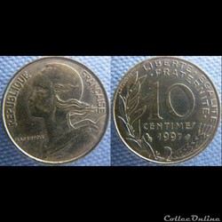 10 Centimes 1997