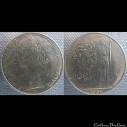 100 Lire 1989