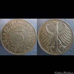 5 mark 1951 F