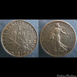 1 Franc 1919