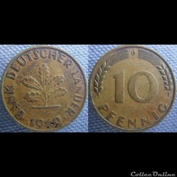 10 Pfennig 1949 D