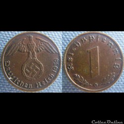 1 reichspfennig 1939 G