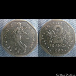 2 Francs 1982