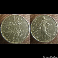 Demi Franc 1966
