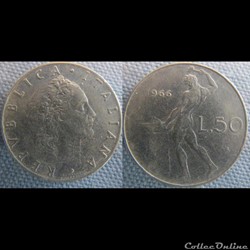 50 Lire 1966