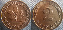 2 Pfennig 1977 F