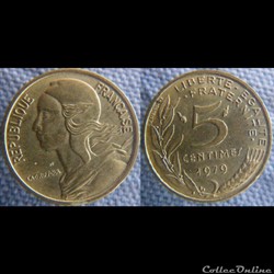 5 Centimes 1979
