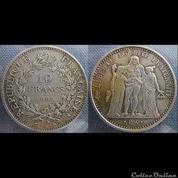 10 Francs 1965
