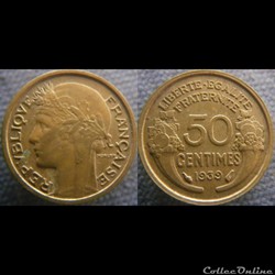 50 centimes 1939