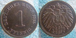 1 pfennig 1915 A