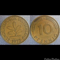 10 Pfennig 1977 G