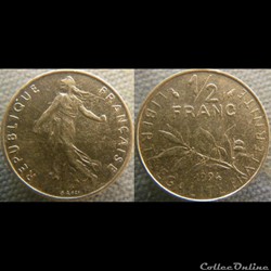 Demi Franc 1994 Dauphin