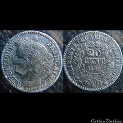 20 Centimes 1850 A