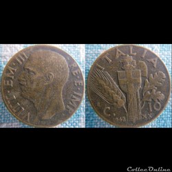 10 centesimi 1942