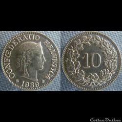 10 Rappen 1939 B